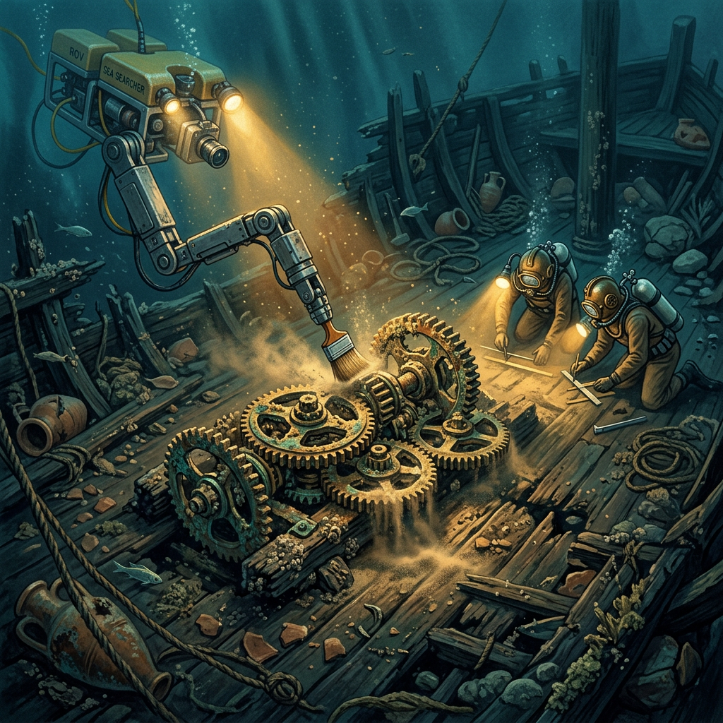 Sunken 1st-Century Roman 'Horological' Shipwreck Identified off Malta Carrying Advanced Water-Clock Gears