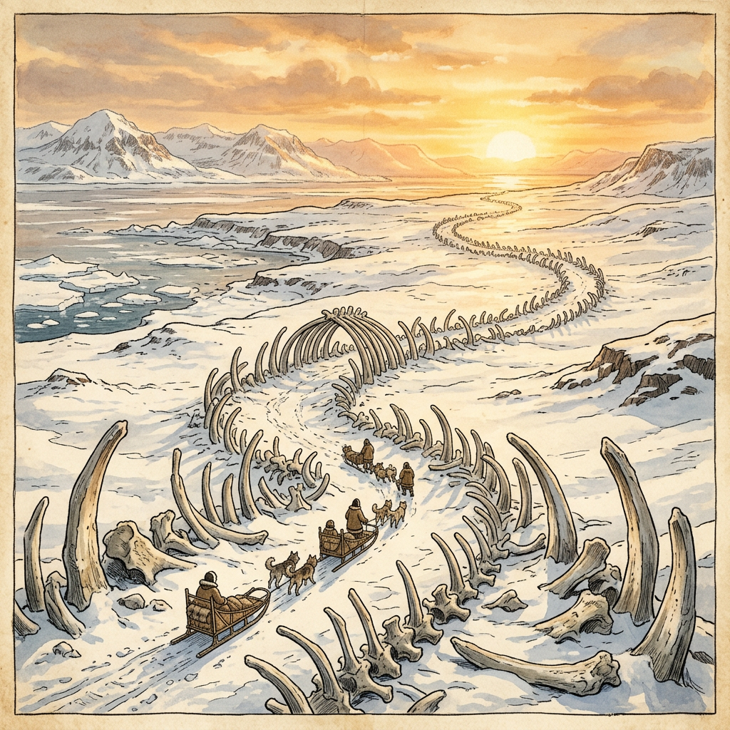 Massive 'Whale-Bone' Processional Way Uncovered in Northern Quebec Reveals Origins of Inuit Winter-Solstice Parades
