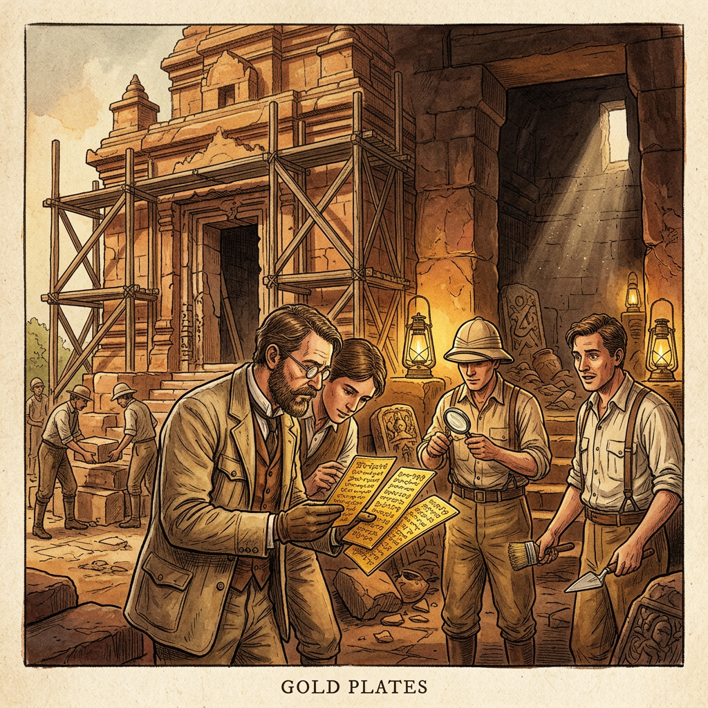 Restoration of 14th-Century 'Garuda-Aligned' Temple in Rural Chhattisgarh Uncovers Hidden Gold Offering Plates