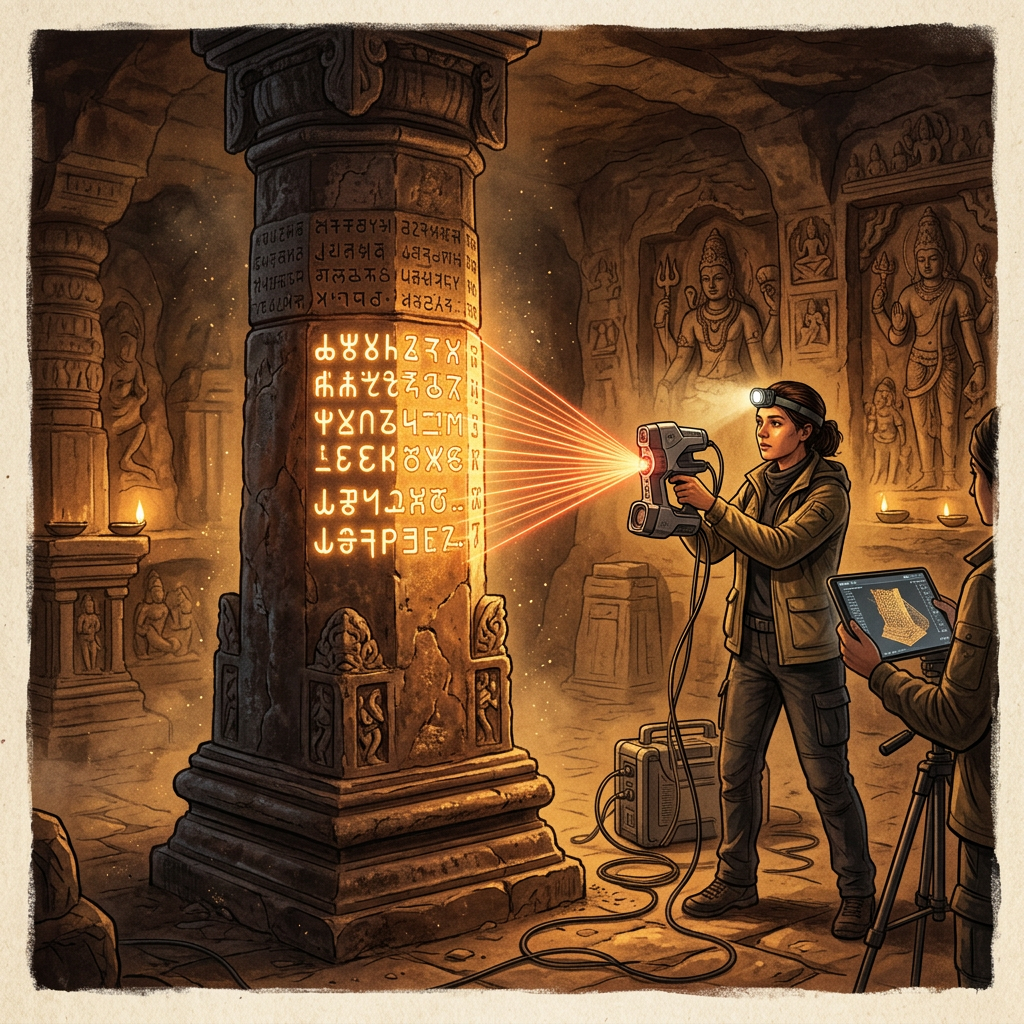 AI-Assisted Reconstruction of 6th-Century 'Late Brahmi' Fragments Found in the Arakan Valley Unveils Lost Sanskrit Treatises on Systematic Marine Mineralogy