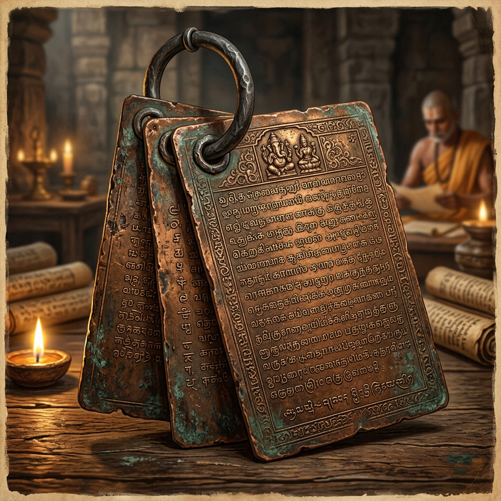 8th-Century Copper Plates from Amaravati Reveal a 'Philosophy of Equitable Governance' Based on Advaita