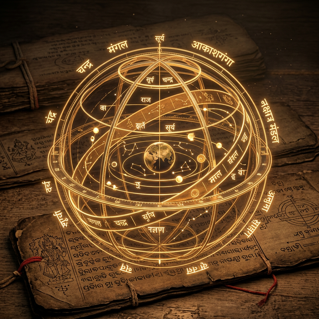 AI Deciphers 8th-Century 'Bhaiksuki' Script Fragments Revealing Lost Sanskrit Theorems on Spherical Matrix Rotations for Celestial Tracking