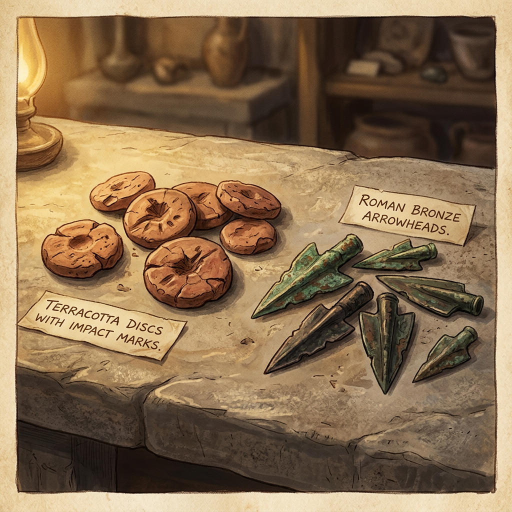 Rare "Clay-Pigeon" Votives Found in a Roman Sanctuary in Switzerland Reveal Origins of Shooting Festivals