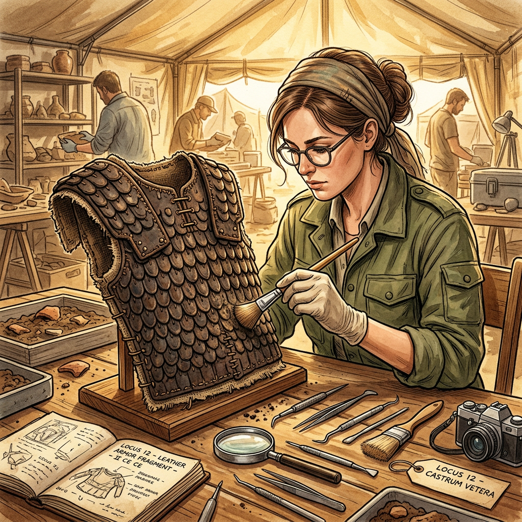 Archaeologists Unearth an 1,800-Year-Old 'Roman Cavalry Frontier Post' with Rare Leather Lamellar Armor in the Danube Delta