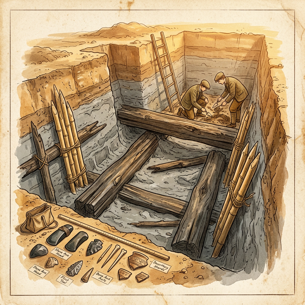 5,000-Year-Old 'Liangzhu Culture' Sluice Gate and Advanced Bamboo-Reinforced Dam Foundations Found in Zhejiang