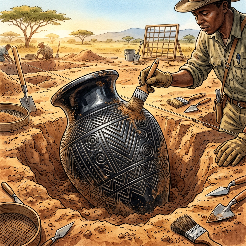 Archaeologists in the Lake Turkana Basin Uncover 4,000-Year-Old 'Volcanic-Glass' Offering Vases Linked to Ancient 'Festival of the Great Rift'