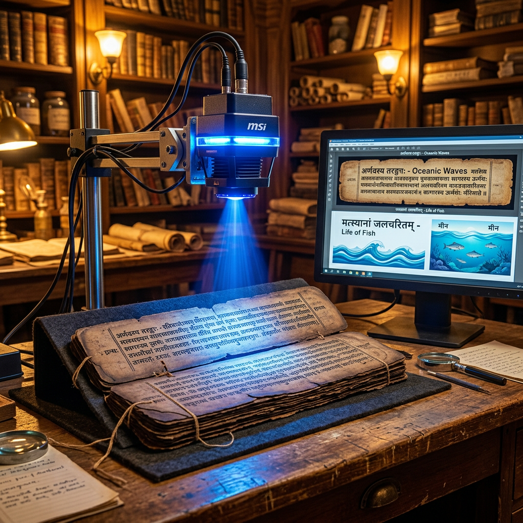 AI-Assisted Decipherment of 9th-Century 'Grantha' Script Palimpsests from the Lakshadweep Islands Unveils Lost Sanskrit Treatises on Pelagic Fish Migration Patterns