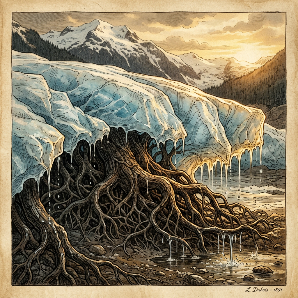 Receding Glaciers in the Olympic Mountains Reveal 3,000-Year-Old 'Salish' Cedar-Root Fishing Nets with Intact Stone Sinkers