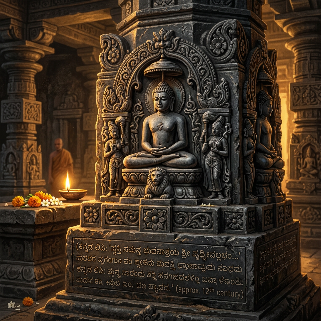 9th-Century 'Rashtrakuta' Dynasty Jain Basadi Featuring Unique 'Maritime-Trade' Inscriptions Uncovered in Rural Sangli, Maharashtra