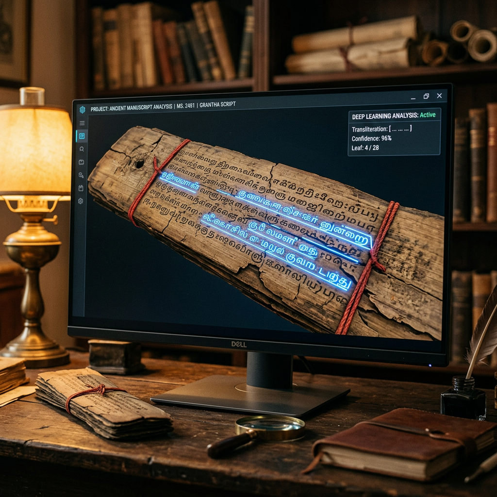 AI Decodes 10th-Century 'Kala-Vibhaga' Palm Leaves in Tanjore Reshaping Medieval Theories of Temporal Perception