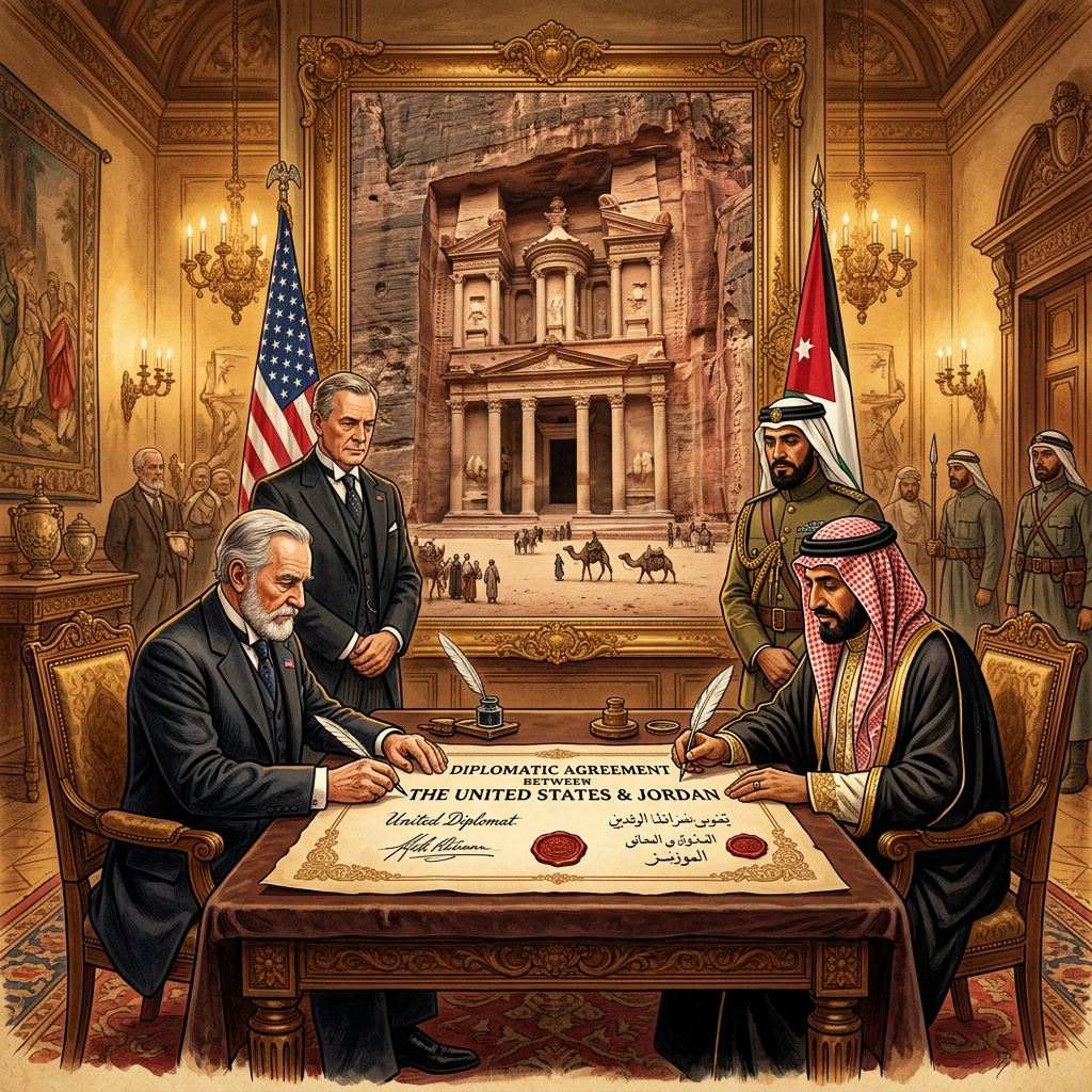 United States and Jordan Ratify the 'Nabataean Heritage Protection Accord 2026' to Combat Illicit Online Trafficking of Antiquities