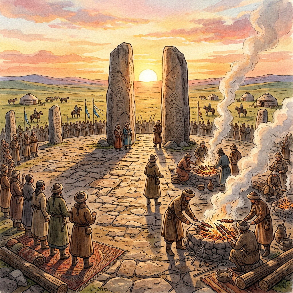 Massive 4,000-Year-Old 'Star-Aligned' Feasting Plaza Discovered in Kazakhstan Points to Origins of Steppe Solstice Gatherings