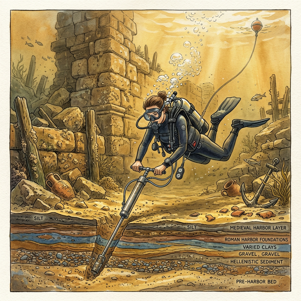 Climate Archaeology: Submerged 'Carbon-Sinks' in Ancient Roman Harbors Offer New Data on Historical Sea-Level Surges