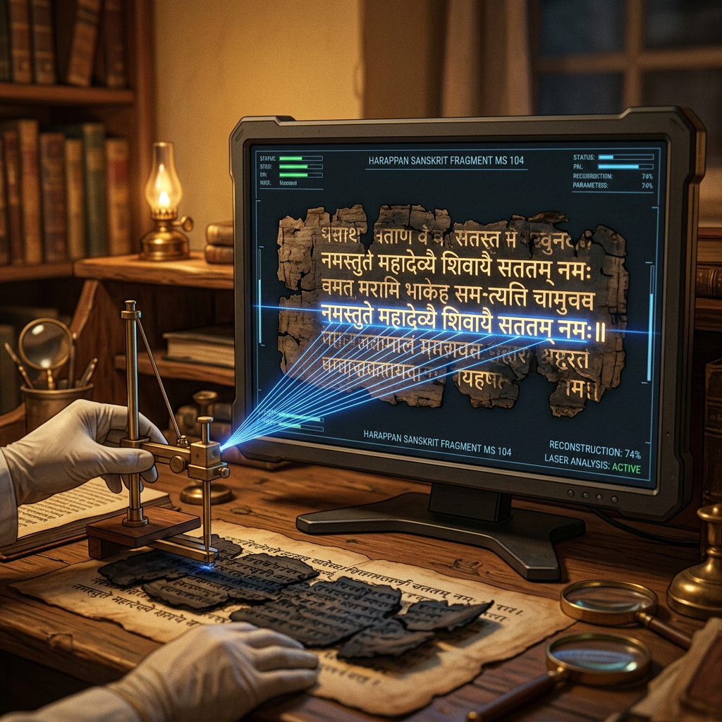 AI Restoration of 4th-Century Gandharan Scrolls Unveils Lost Debate on the 'Reality of the Mental Construction'