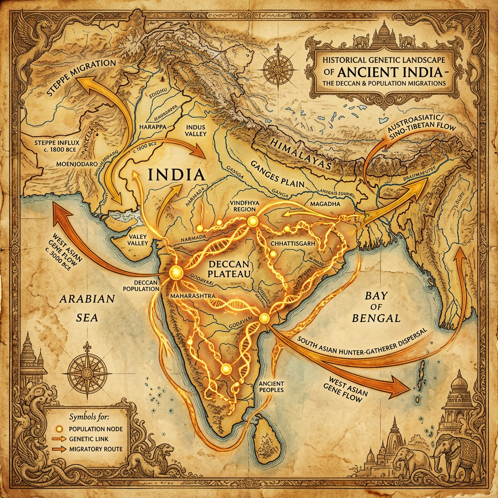 Genomic Analysis of 14,000-Year-Old 'Aravali-Deccan' Transition Remains Identifies a Unique 'Ghost Lineage' with Specialized Resistance to Tectonic Soil-Toxicity