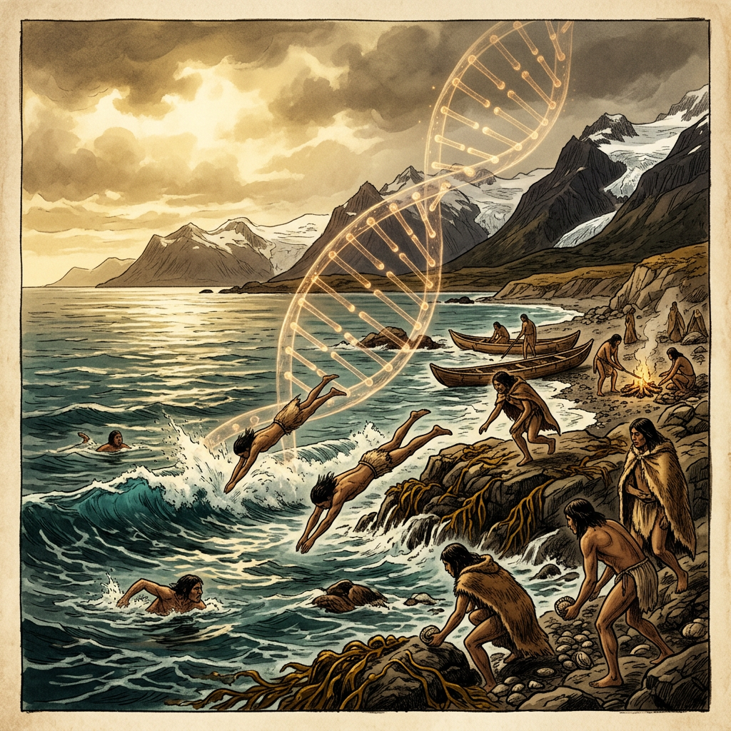 Genomic Analysis of 6,000-Year-Old 'Patagonian' Remains Identifies Earliest Genetic Markers for Cold-Water Immersion Adaptation