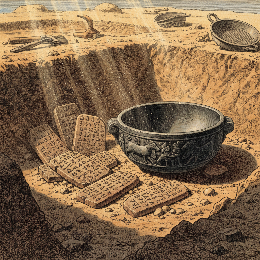 4,000-Year-Old 'Sumerian Master of the Royal Stone-Vat Carvers' Archive and Cuneiform Lathe-Setting Manuals Uncovered in Ancient Ur