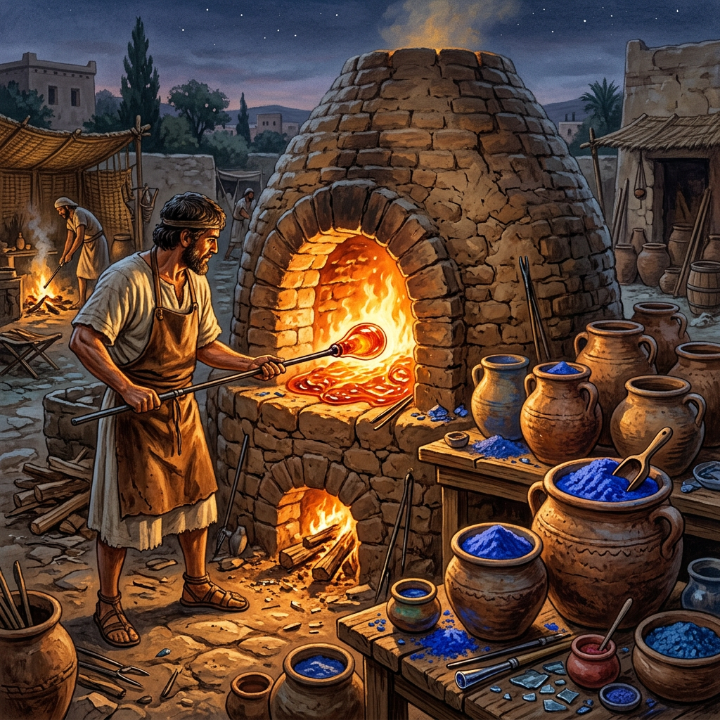 Discovery of a 3,500-Year-Old 'Canaanite Glass-Staining Workshop' in Northern Israel with Rare Cobalt Blue Residue