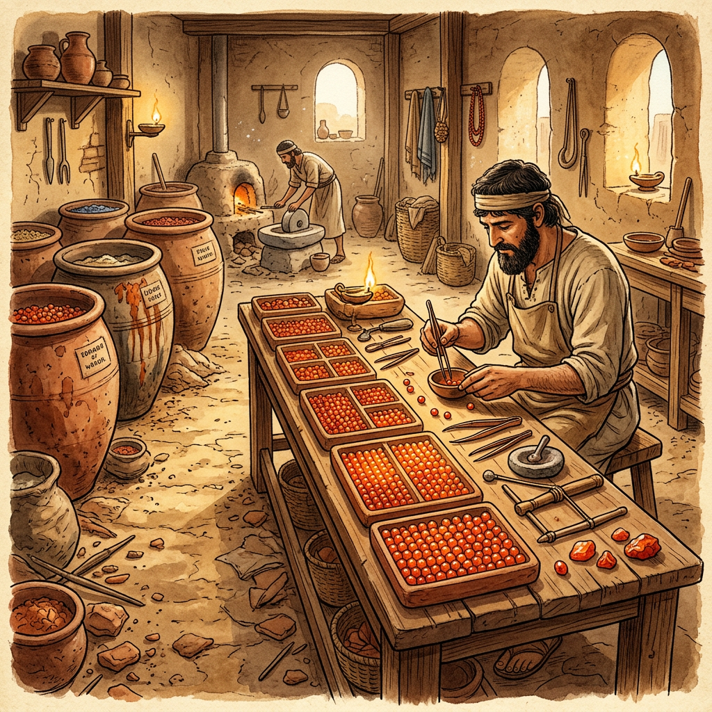 4,500-Year-Old 'Harappan Urban Gemstone-Polishing Academy' and Specialized Corundum-Dust Vats Uncovered at a New Site in Gujarat