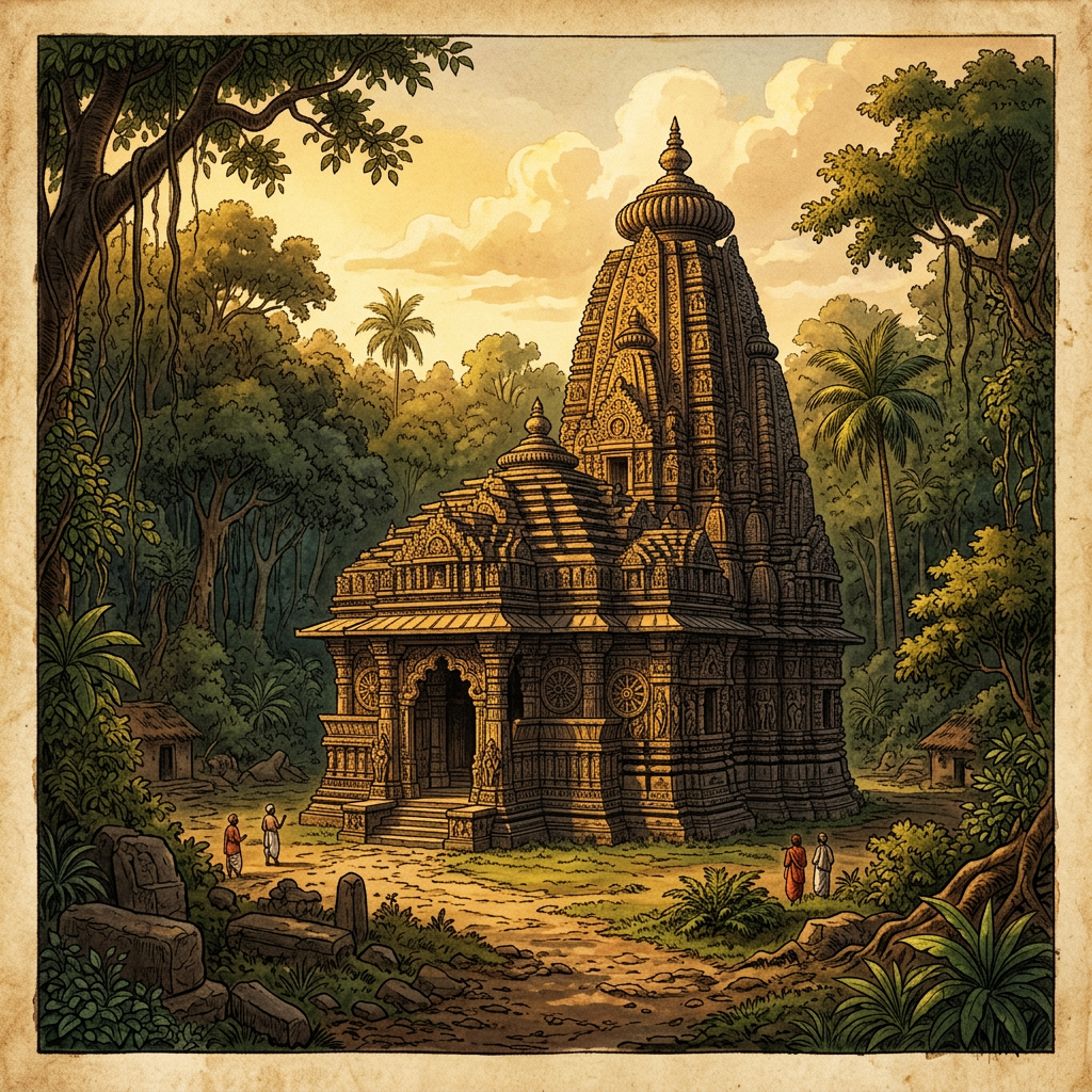 Pristine 12th-Century 'Later-Seuna' Dynasty Temple Dedicated to the Sun-God Unearthed in Maharashtra’s Jalna Forest