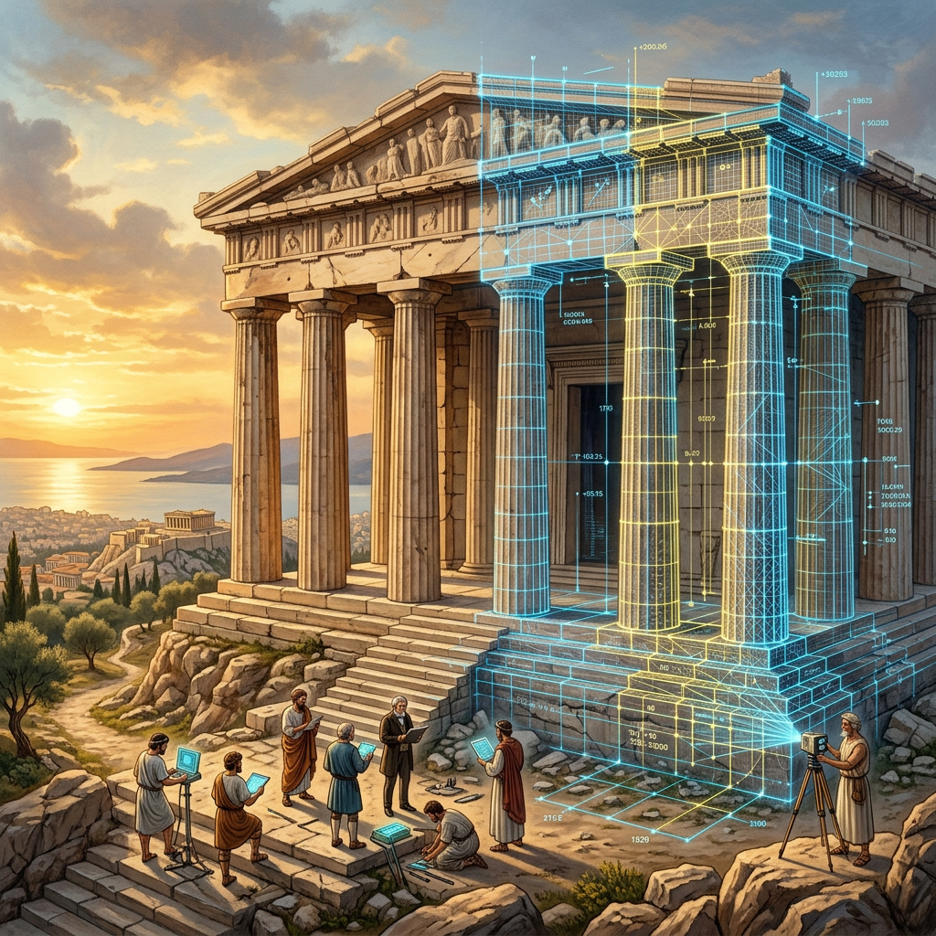 Breakthrough Heritage Tech: 'Quantum-Optical Tomography' Uncovers Hidden Structural Fractures in the 2,500-Year-Old 'Temple of Hera' at Paestum