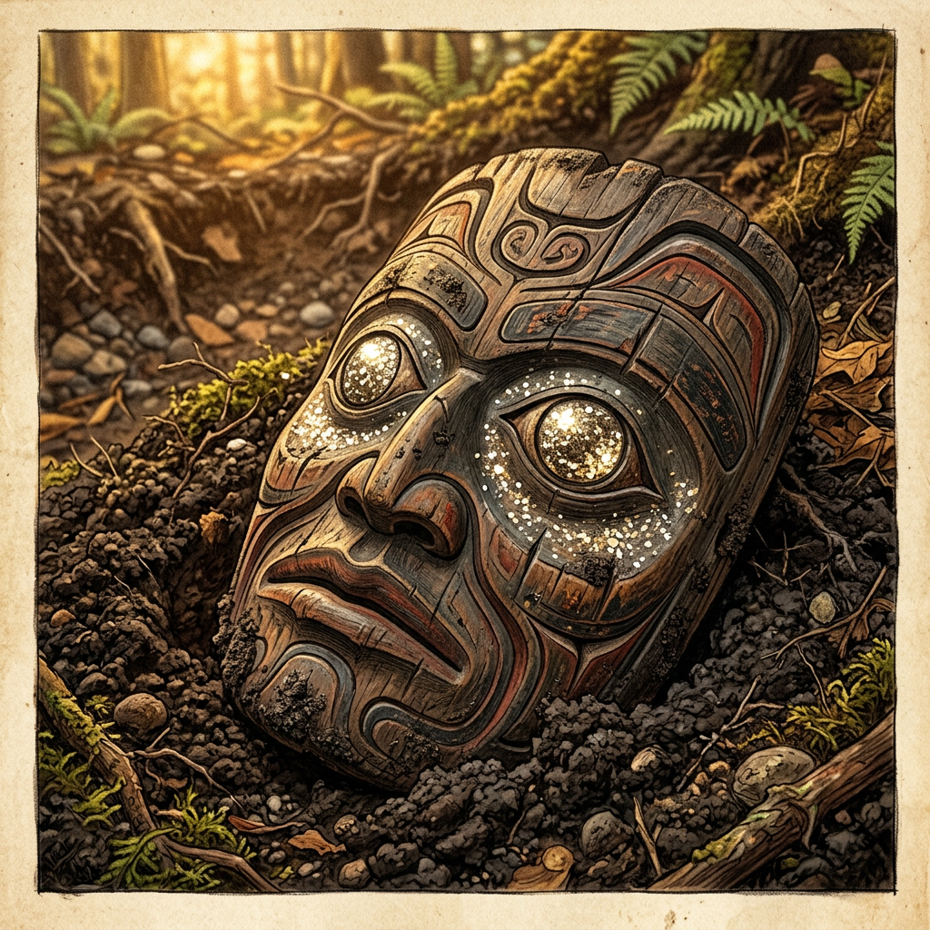 Discovery of 'Mica-Dusted Cedar Masks' at Cahokia Points to 1,000-Year-Old Roots of Mississippian Ancestor Festivals