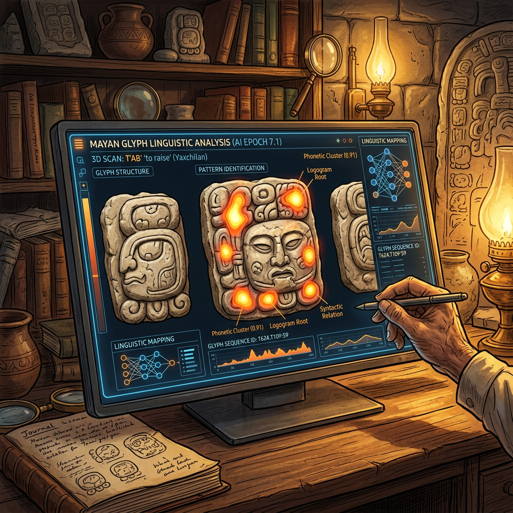 AI Breakthrough: 'Maya-Phon' Project Recovers Lost Regional Dialects in 8th-Century Palenque Inscriptions