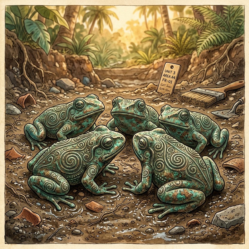 Massive Cache of 'Rain-Calling' Bronze Frogs Discovered in Mekong Delta Reveals Origins of Southern Harvest Festivals