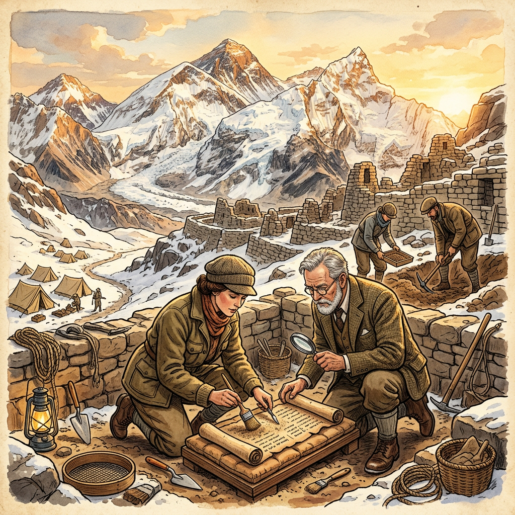 Melting Glaciers in the High Atlas Reveal a 1,200-Year-Old 'Almoravid' High-Pass Outpost with Intact Leather Parchments