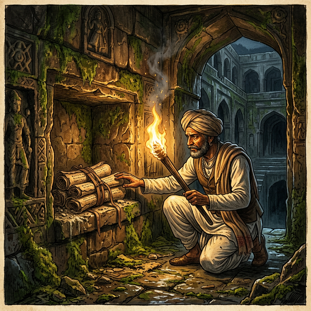 10th-Century 'Arthapatti-Viveka-Mala' Manuscript Discovered in a Remote Konkan Stepwell Explores the Logic of Postulation