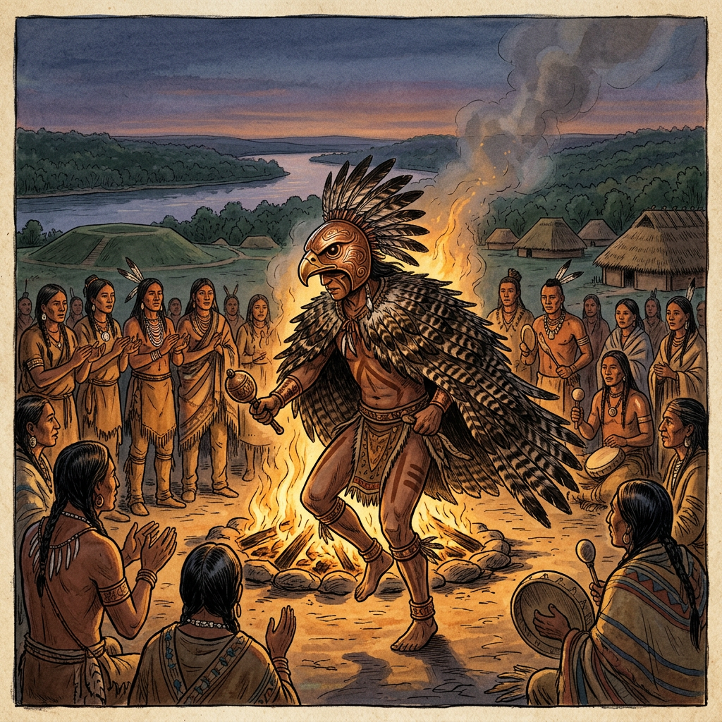 1,500-Year-Old 'Bird-Transformation' Copper Masks Uncovered in the Ohio River Valley Reveal Roots of Ancient Winged-Spirit Festivals