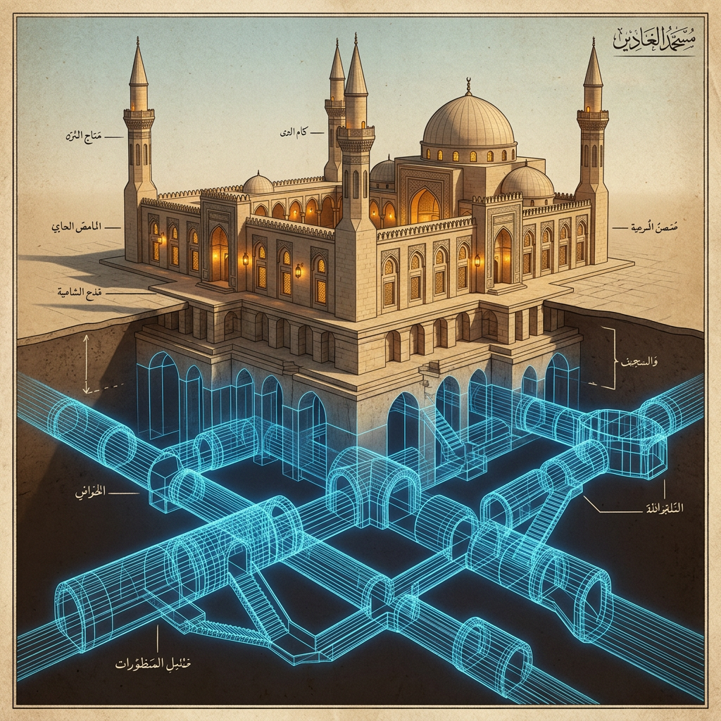 Breakthrough 'Muon-Sieving' Lidar Uncovers Hidden Chamber Network Beneath the Great Mosque of Kairouan