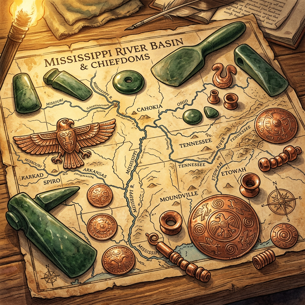 The 'Jade and Copper' Circuit: Researchers Map 2,500-Year-Old Trade Network Between the Great Lakes and the Gulf Coast