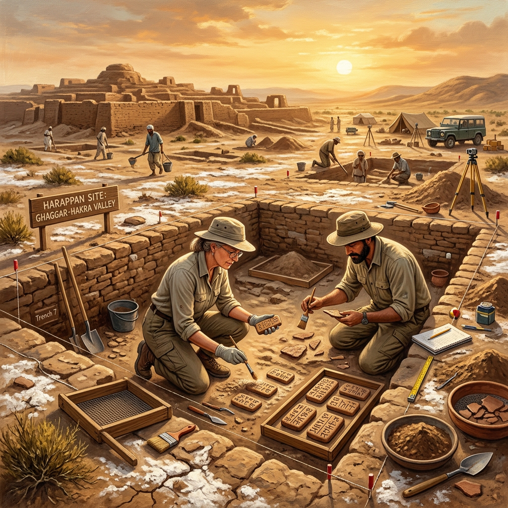 Administrative Archive of the 'Overseer of Coastal Brine-Pans' Discovered at Mature Harappan Outpost in Kutch