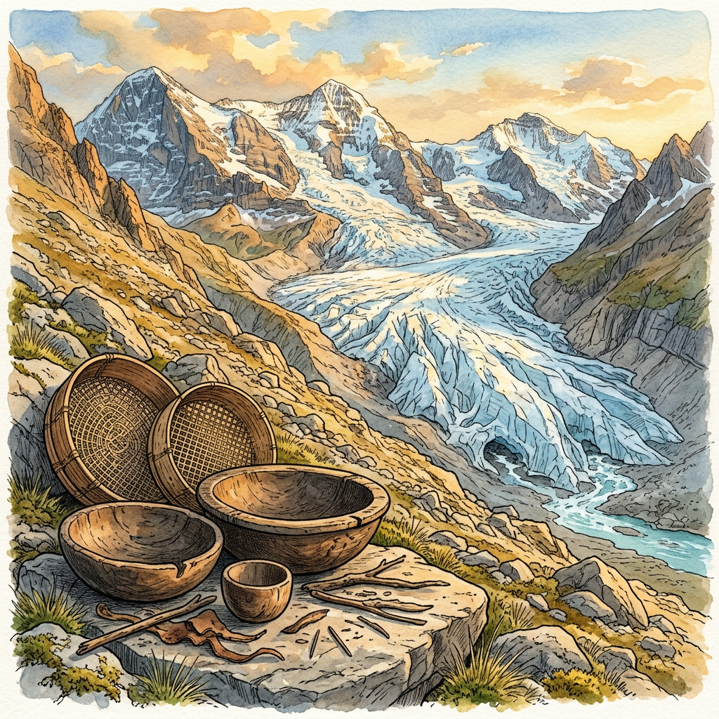 Climate Archaeology: Melting Glaciers in the Swiss Alps Reveal 4,000-Year-Old "Bronze Age" High-Altitude Dairy Processing Sites