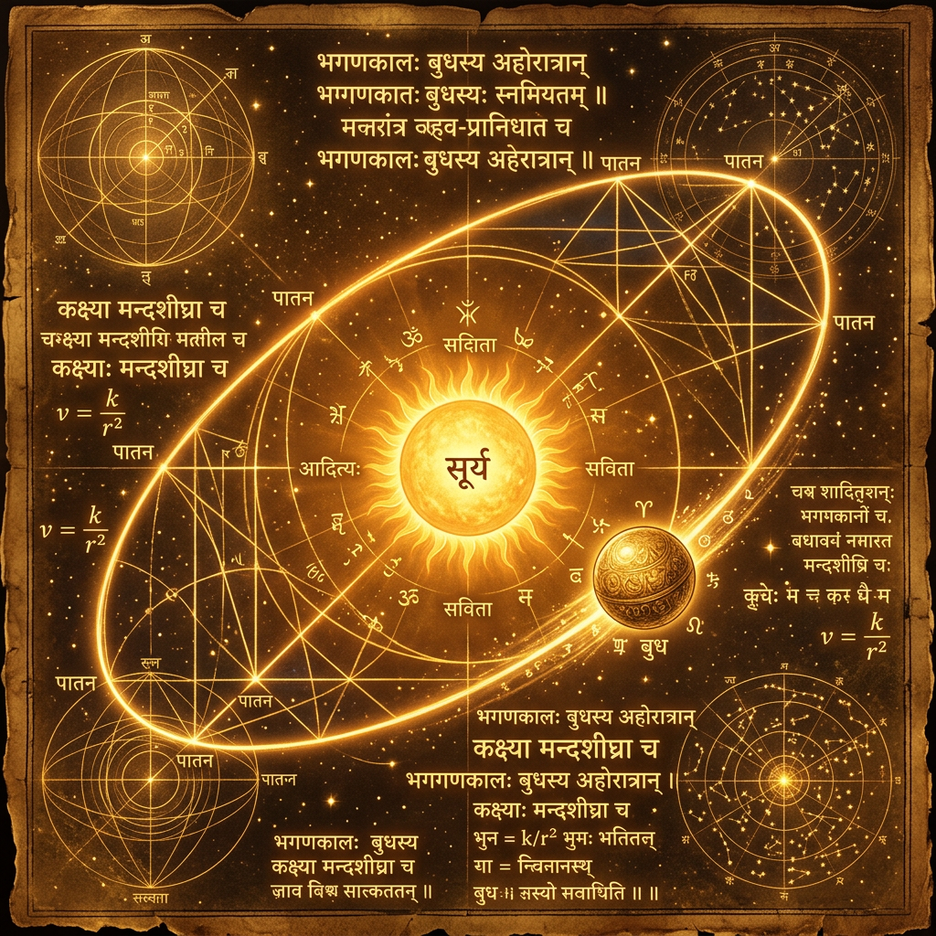 Computational Analysis of 11th-Century 'Siddhanta-Vatika' Manuscripts Reveals Advanced Sanskrit Algorithms for Modeling Non-Linear Mercury Orbital Resonance