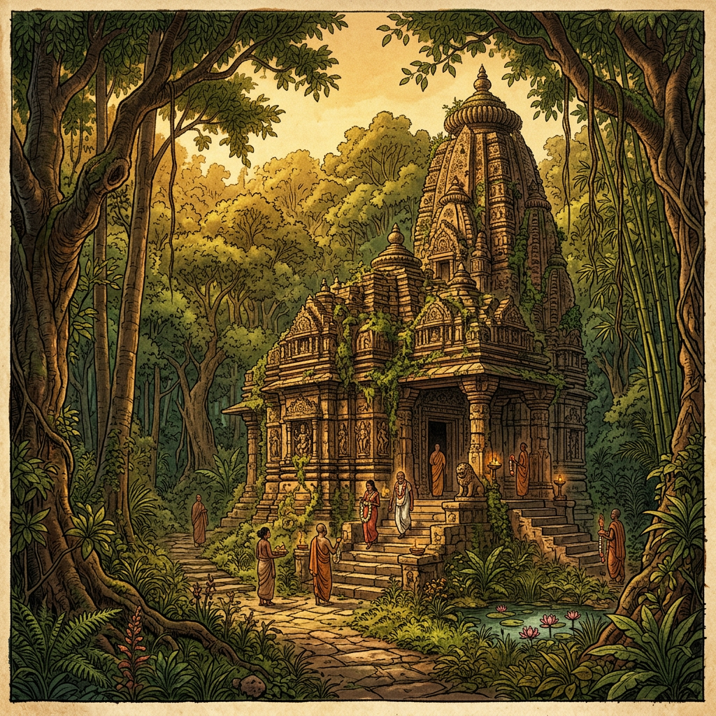 Rare 9th-Century Gurjara-Pratihara Temple Dedicated to Goddess Chamunda Found in Madhya Pradesh Forest