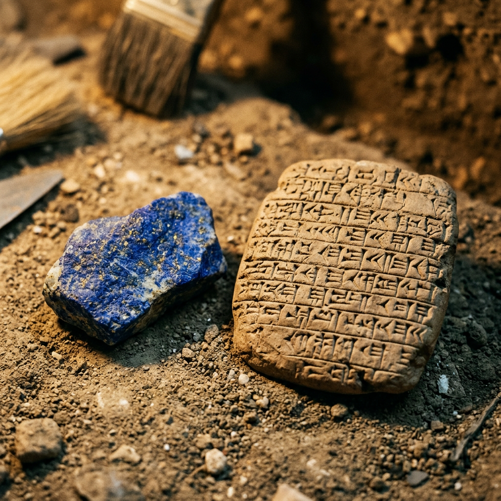 Sumerian 'Registry of Royal Jewel-Cutters for Lapis Lazuli' and Cuneiform Polishing Manuals Found in Eridu
