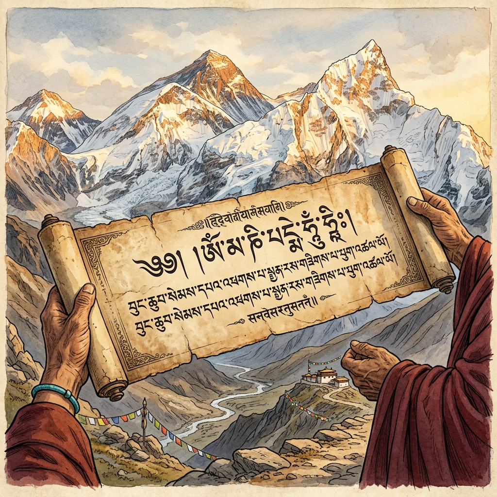 8th-Century 'Chetana-Maya-Vimarsha' Scroll Discovered in a Remote Zanskar Monastery Explores the Metaphysics of Conscious Illusion