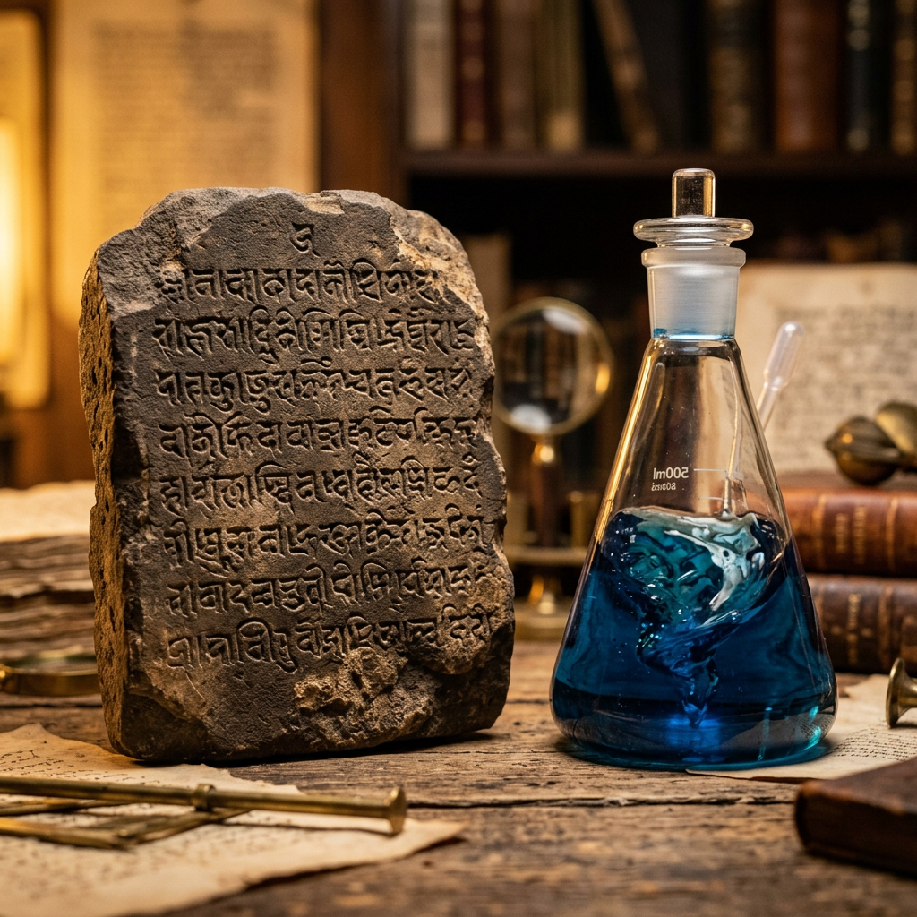 AI-Driven Decipherment of 8th-Century 'Sharada' Script Fragments Unveils Lost Sanskrit Treatises on the Physics of Non-Newtonian Fluid Dynamics