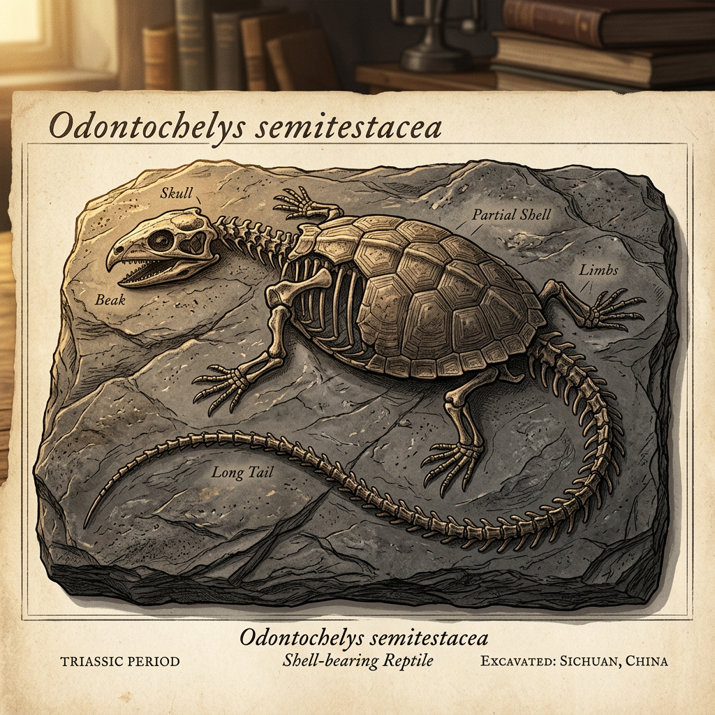 Fossilized 230-Million-Year-Old 'Proto-Turtle' with Transitional Shell Identified in Southwestern China