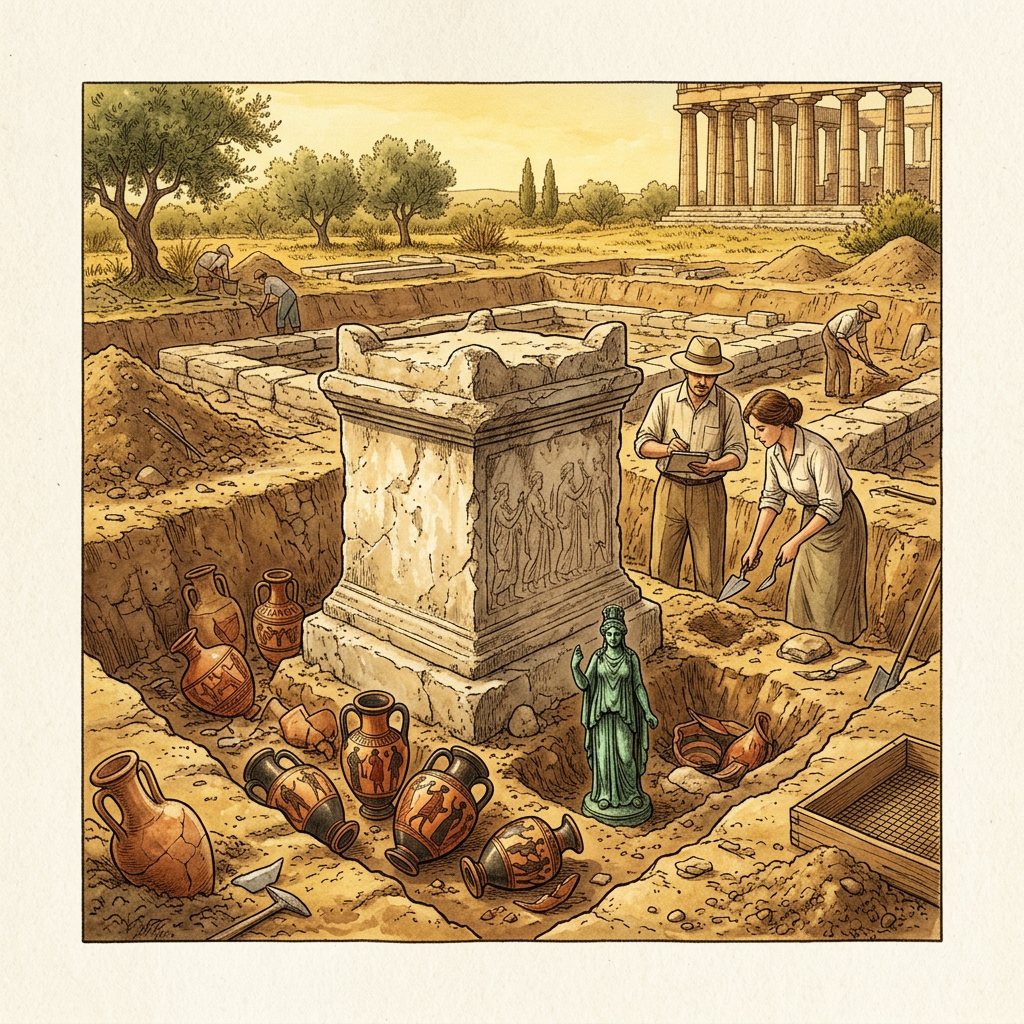 Discovery of a 2,500-Year-Old 'Oenotrian' Ritual Complex in Southern Italy with Intact Libation Vessels