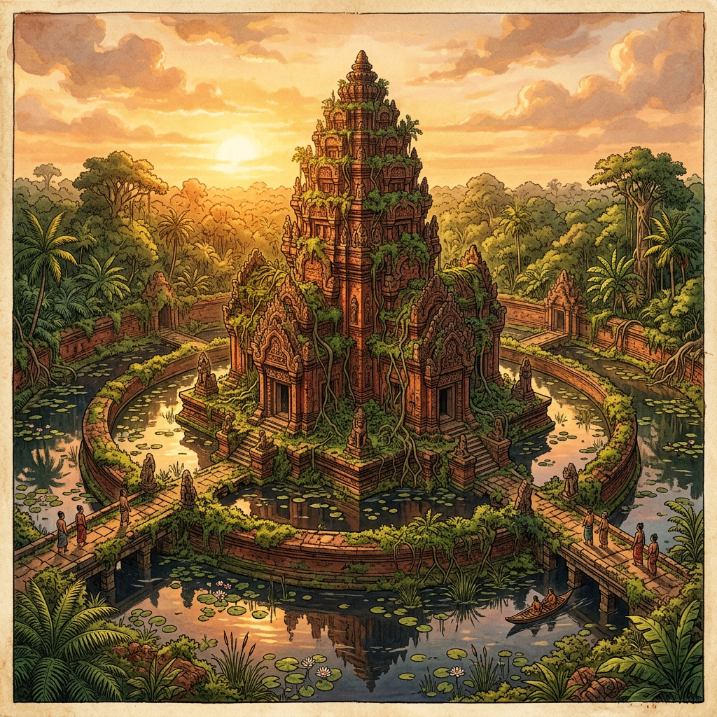 Massive 1,000-Year-Old 'Khmer' Brick Temple Complex Dedicated to the God Yama Identified in Cambodia’s Remote Mondulkiri Province