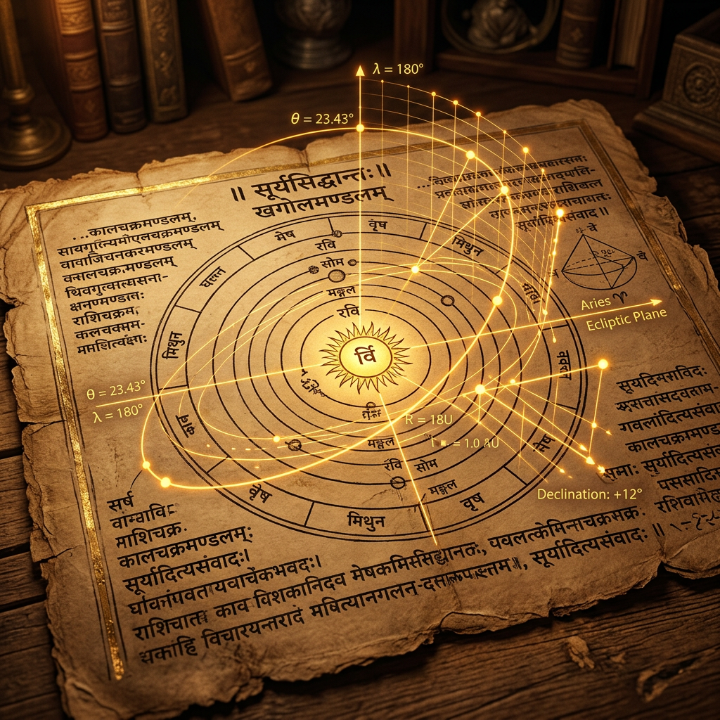 Computational Analysis of the 11th-Century 'Siddhanta-Vijnana-Rahasya' Reveals Early Sanskrit Algorithms for Modeling Non-Linear Solar Photospheric Perturbations