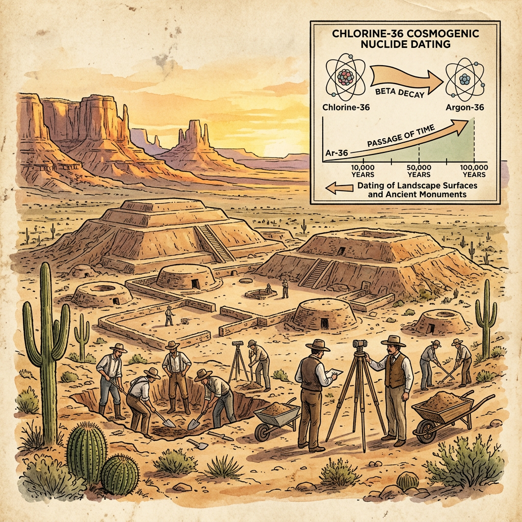 New 'Chlorine-36' Surface Exposure Chronometry Refines the Chronology of the 'Pueblo Grande' Platform Mounds in Arizona to 1250 CE