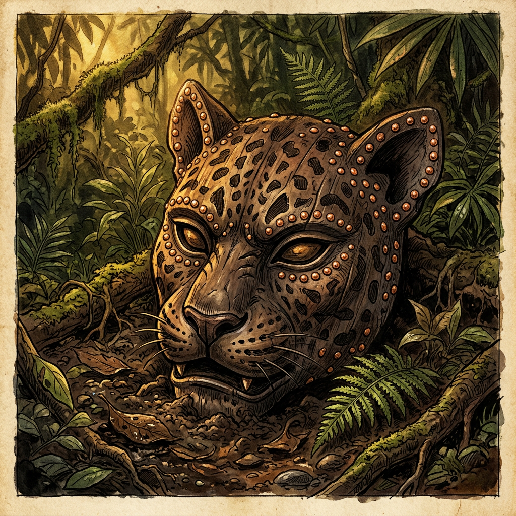 2,000-Year-Old 'Copper-Studded' Leopard Masks Found in the Congo Basin Reveal Ancient Roots of Central African Masquerades