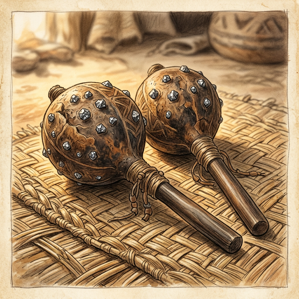 Discovery of 1,200-Year-Old 'Galena-Incrusted' Ritual Rattles in the Mississippi Valley Reveals Origins of Mississippian 'Thunder-Spirit' Festivals