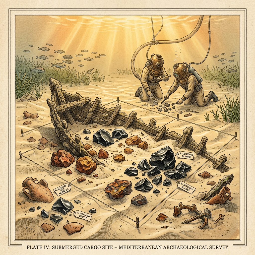 The 'Obsidian and Cinnabar' Seaway: Marine Archaeologists Identify 6,000-Year-Old Neolithic Trade Link Between Sardinia and North Africa