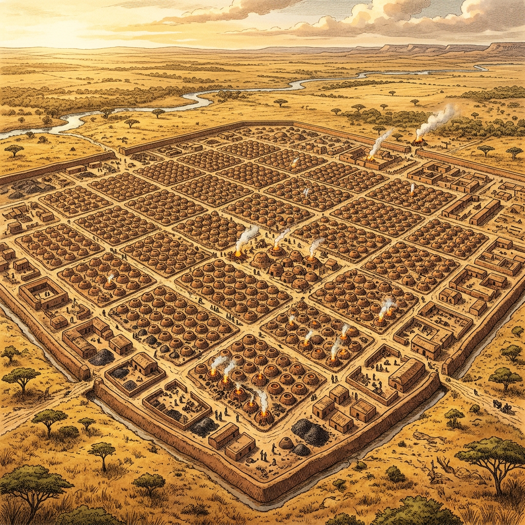 Massive 'Iron-Age' Smelting City of the Nok Culture Identified in Central Nigeria via Satellite Thermography