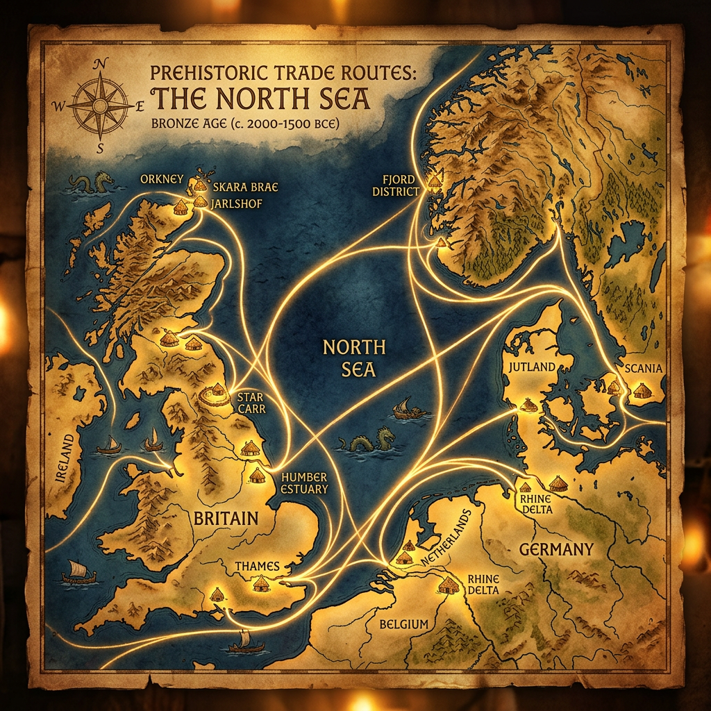 The ‘Obsidian and Amber’ Seaway: Researchers Map 6,000-Year-Old Neolithic Trade Links Across the North Sea